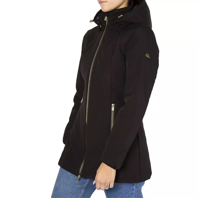 Black Polyamide Jackets & Coat