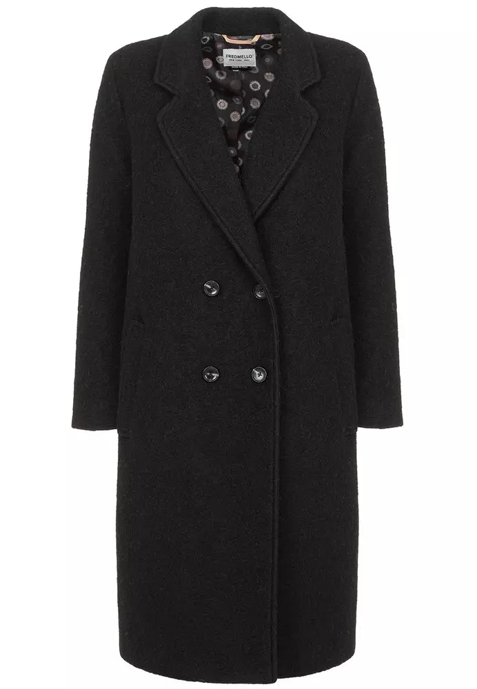 Black Wool Jackets & Coat