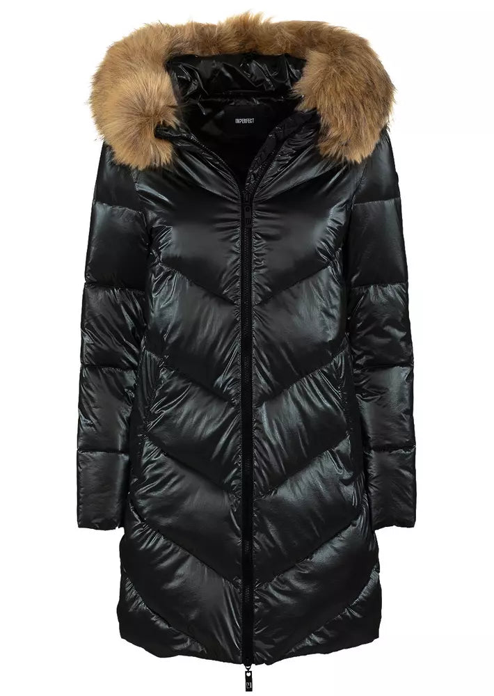 Black Polyamide Jackets & Coat