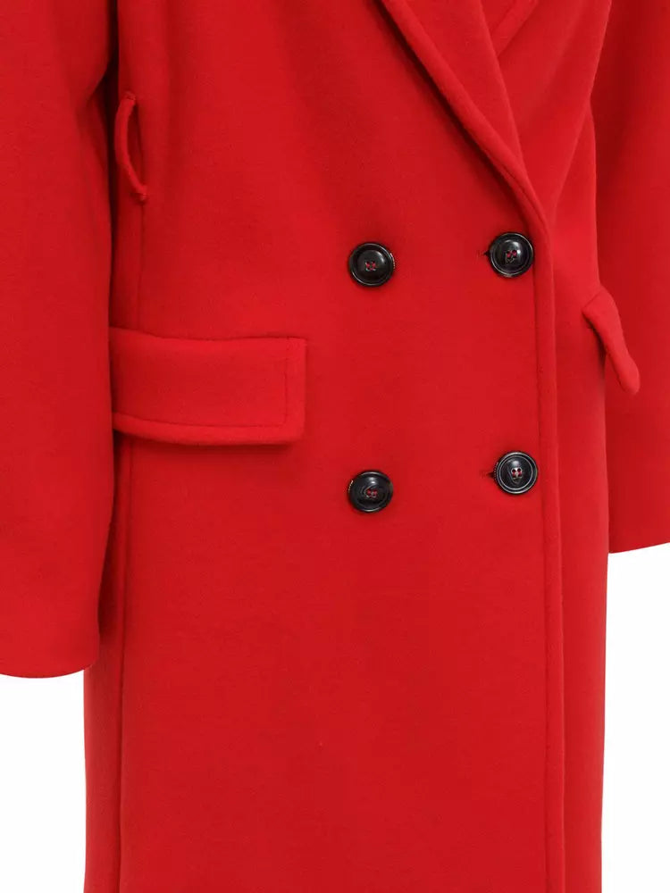 Red Wool Jackets & Coat