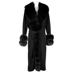 Black Wool Vergine Jackets & Coat