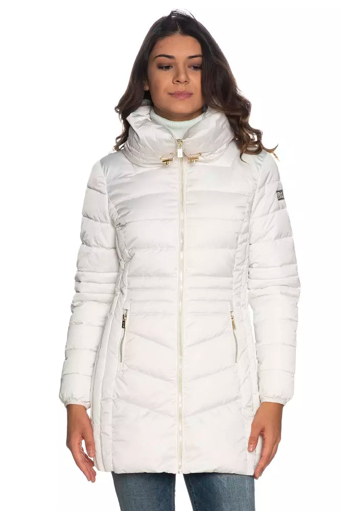 White Polyamide Jackets & Coat