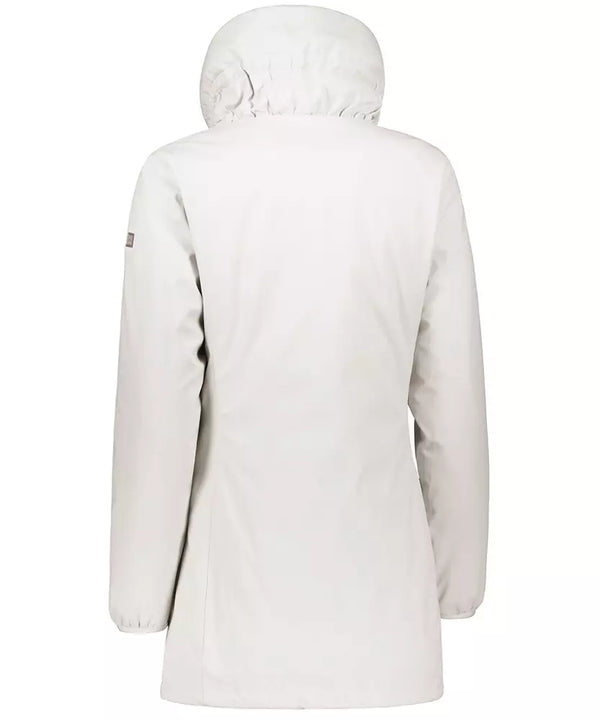 White Polyamide Jackets & Coat