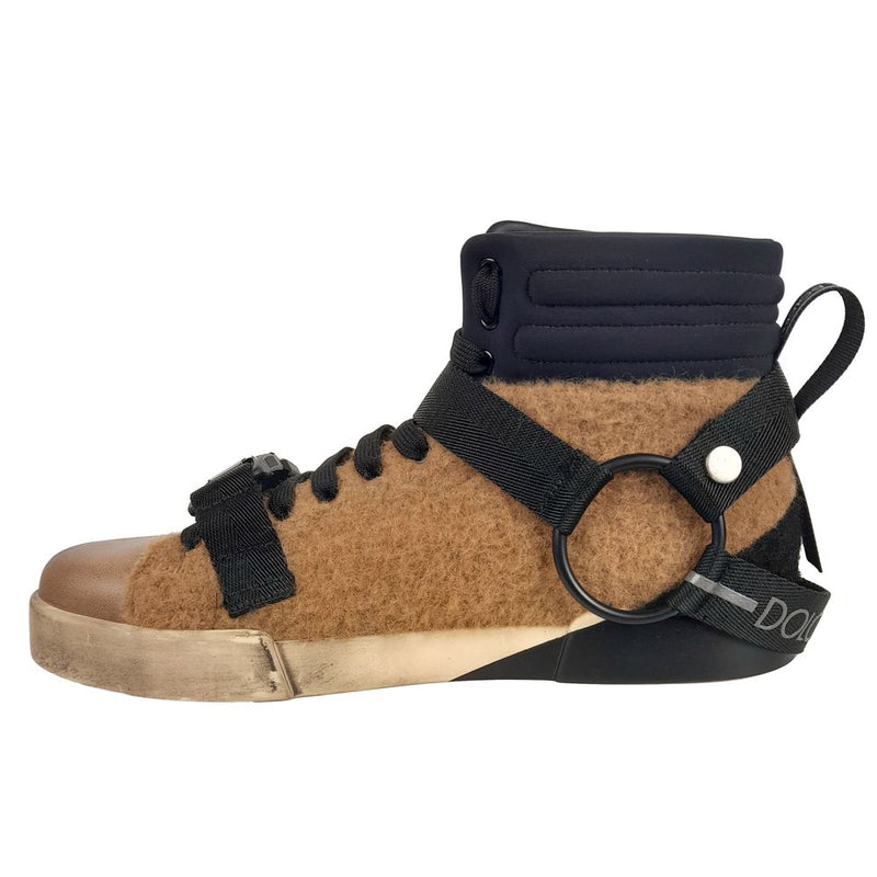 Brown Viscose Sneaker