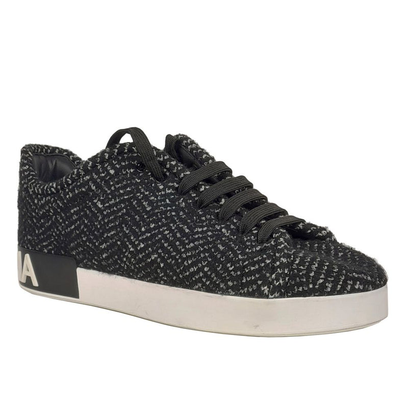 Black Viscose Sneaker