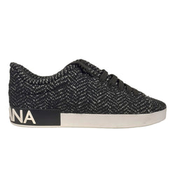 Black Viscose Sneaker