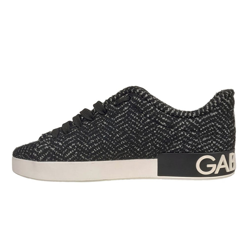 Black Viscose Sneaker