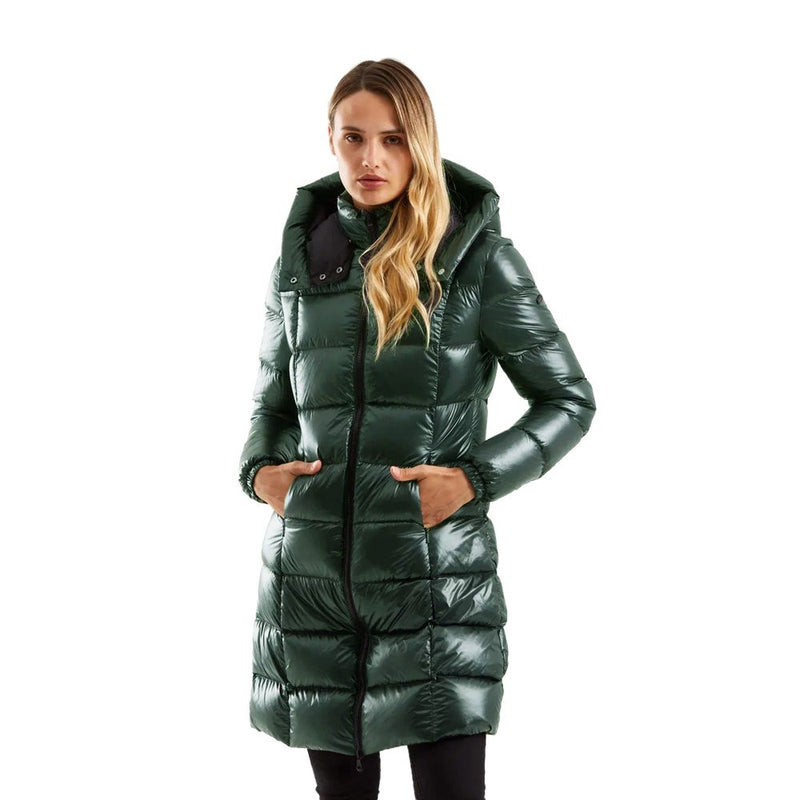 Green Polyester Jackets & Coat