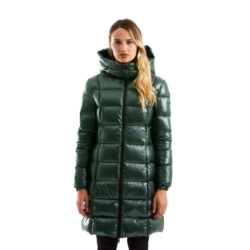 Green Polyester Jackets & Coat