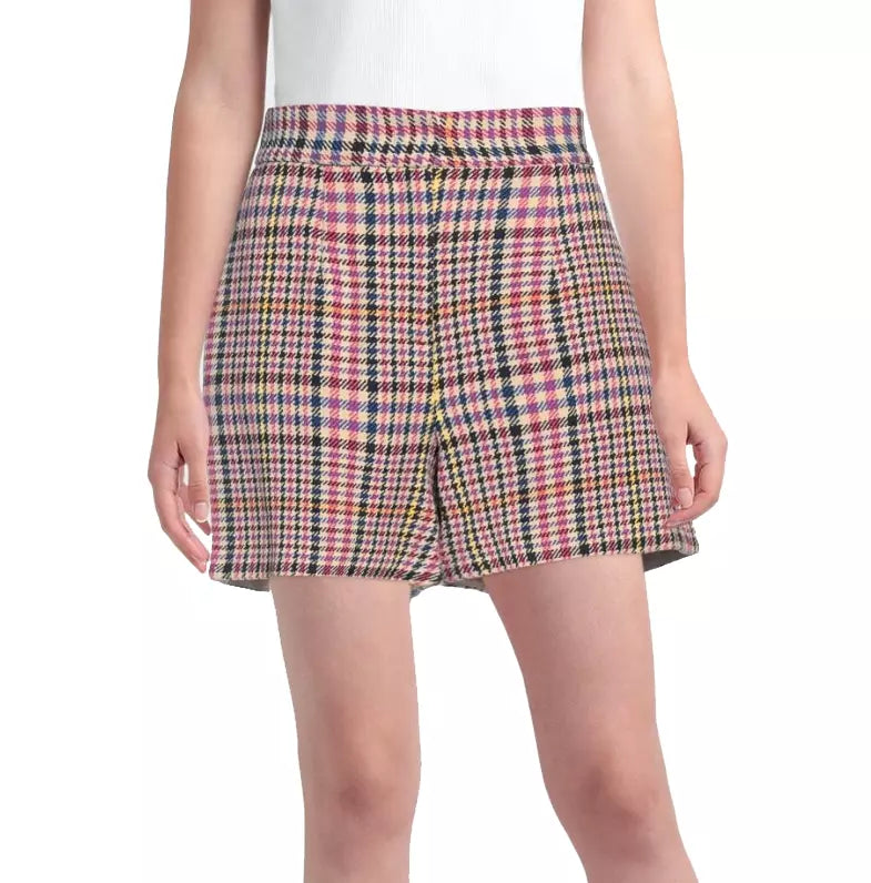 Multicolor Cotton Short