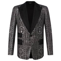 Black Polyester Blazer