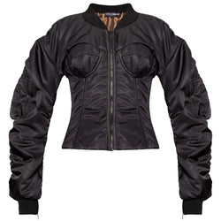 Black Polyamide Jackets & Coat