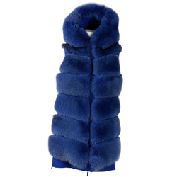 Blue Wool Vergine Jackets & Coat