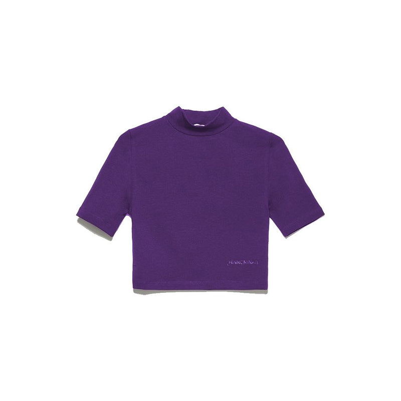 Purple Cotton Tops & T-Shirt