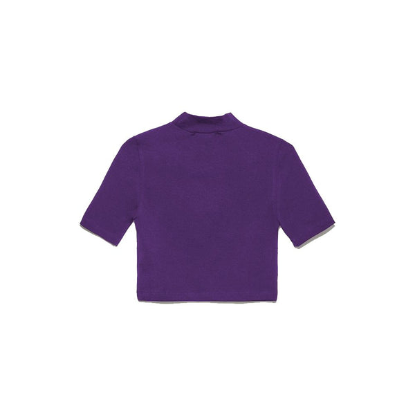 Purple Cotton Tops & T-Shirt