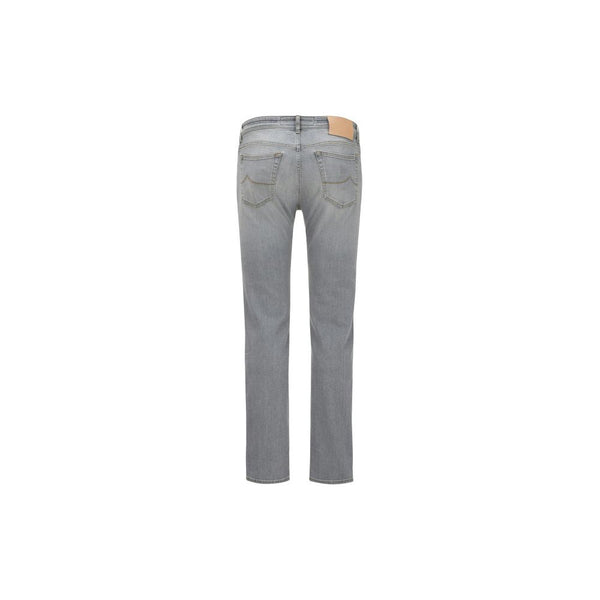 Gray Cotton Jeans & Pant