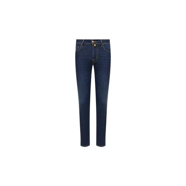 Blue Cotton Jeans & Pant