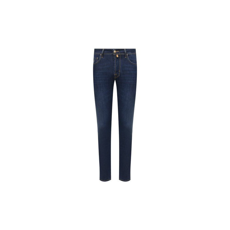 Blue Cotton Jeans & Pants