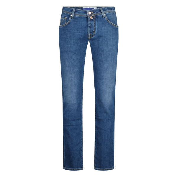 Blue Cotton Jeans & Pant