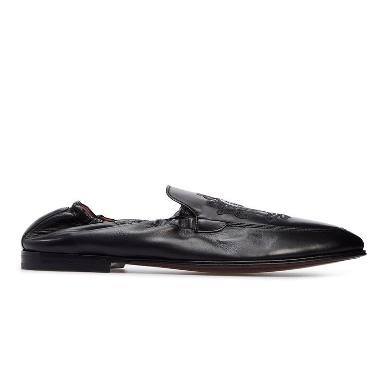 Black Leather Di Calfskin Loafer