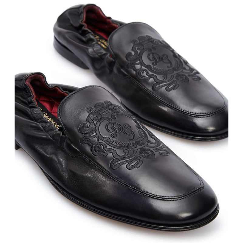 Black Leather Di Calfskin Loafer