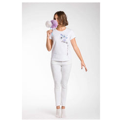 White Viscose Tops & T-Shirt