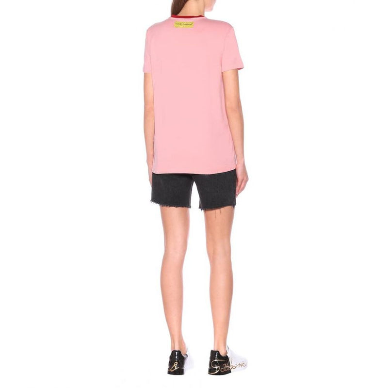 Pink Cotton Tops & T-Shirt