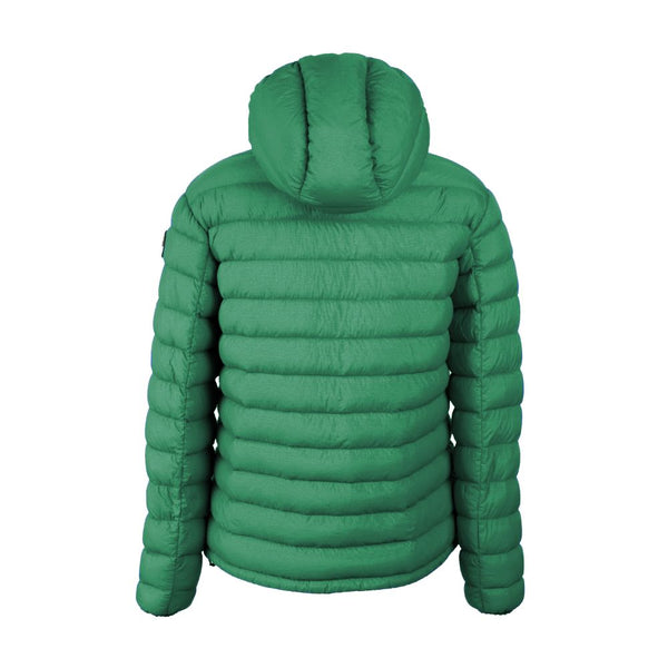 Green Nylon Jackets & Coat