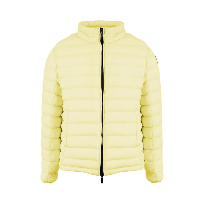 Yellow Nylon Jackets & Coat