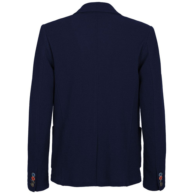 Blue Cotton Blazer