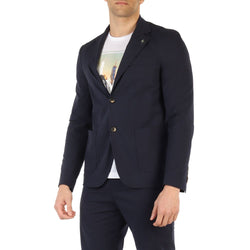 Blue Cotton Blazer