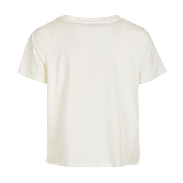 White Cotton Tops & T-Shirt