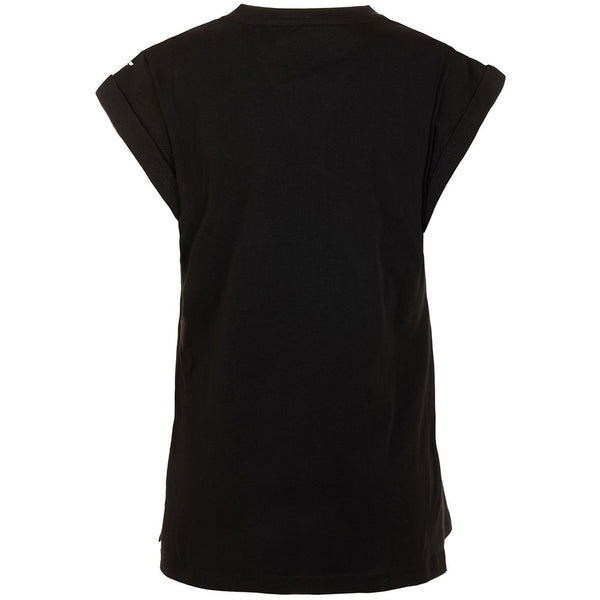 Black Cotton Tops & T-Shirt