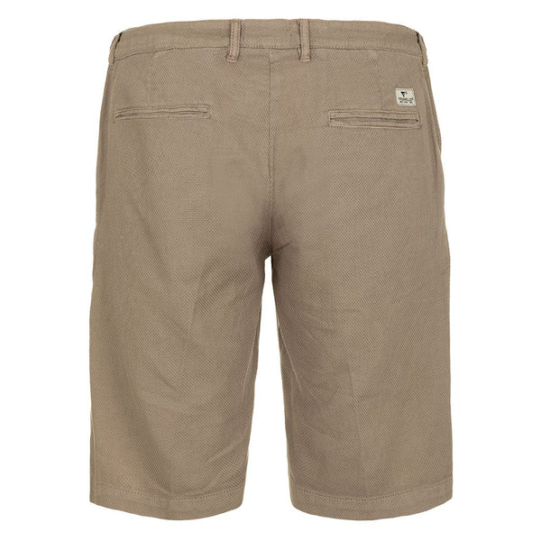 Beige Cotton Short