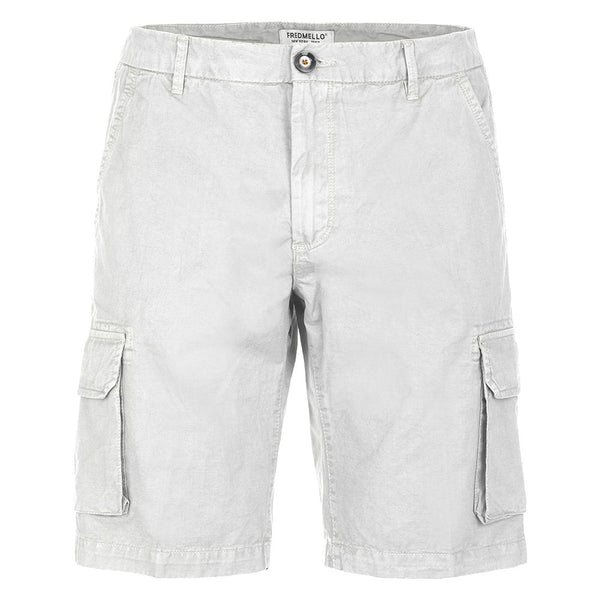 White Cotton Short