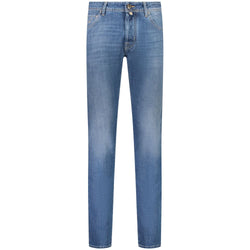 Light Blue Cotton Jeans & Pant