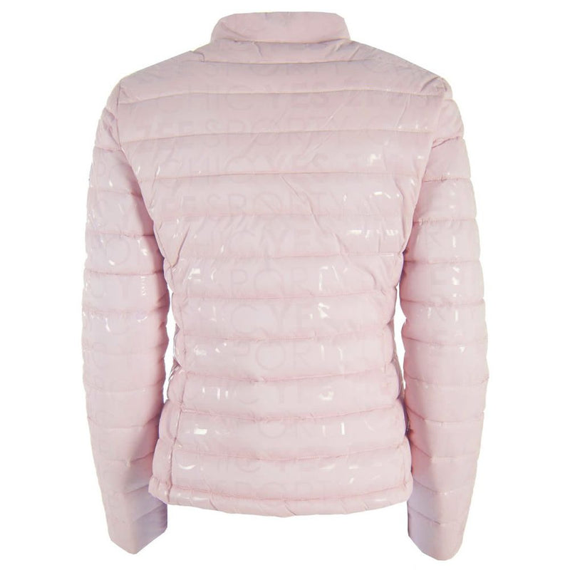 Pink Nylon Jackets & Coat