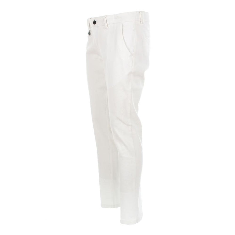 White Cotton Jeans & Pant