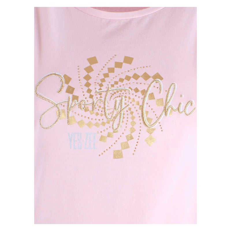 Pink Cotton Tops & T-Shirt