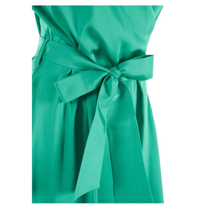 Green Polyester Dress