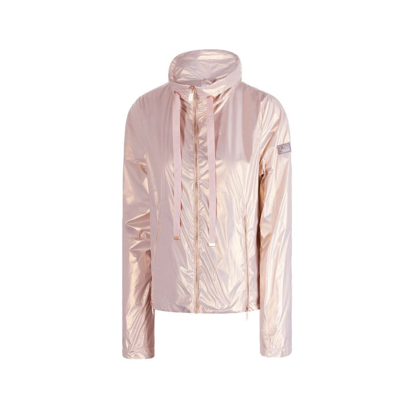 Pink Nylon Jackets & Coat