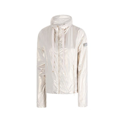 White Nylon Jackets & Coat