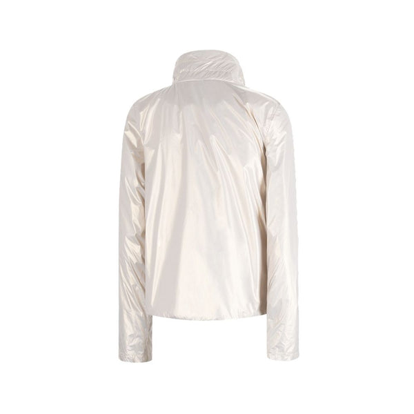 White Nylon Jackets & Coat