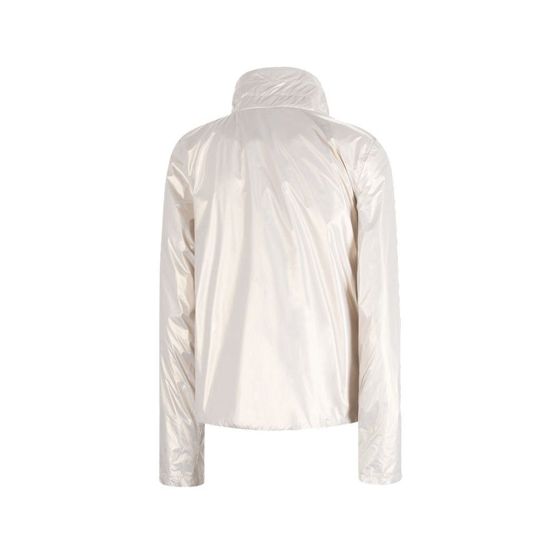 White Nylon Jackets & Coat