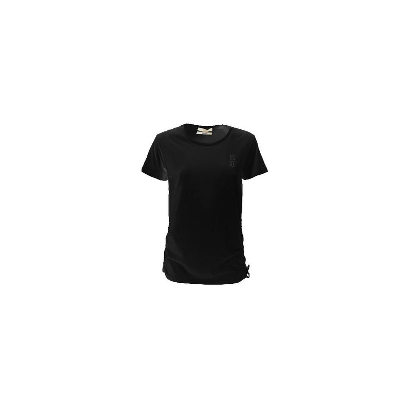 Black Cotton Tops & T-Shirt