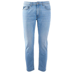 Light Blue Cotton Jeans & Pant