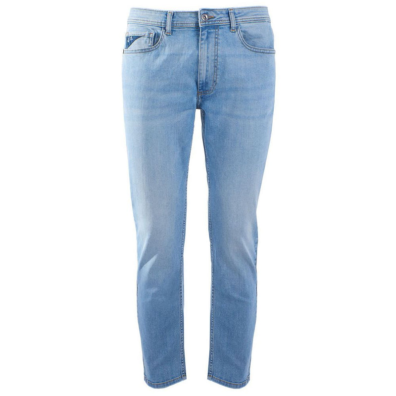 Light Blue Cotton Jeans & Pant