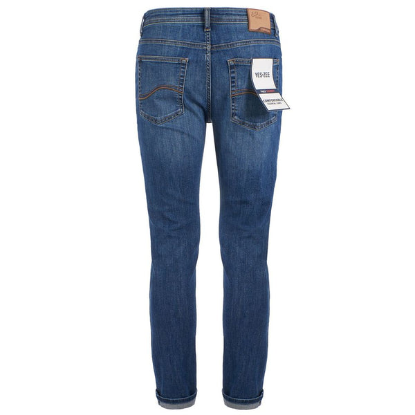 Blue Cotton Jeans & Pant