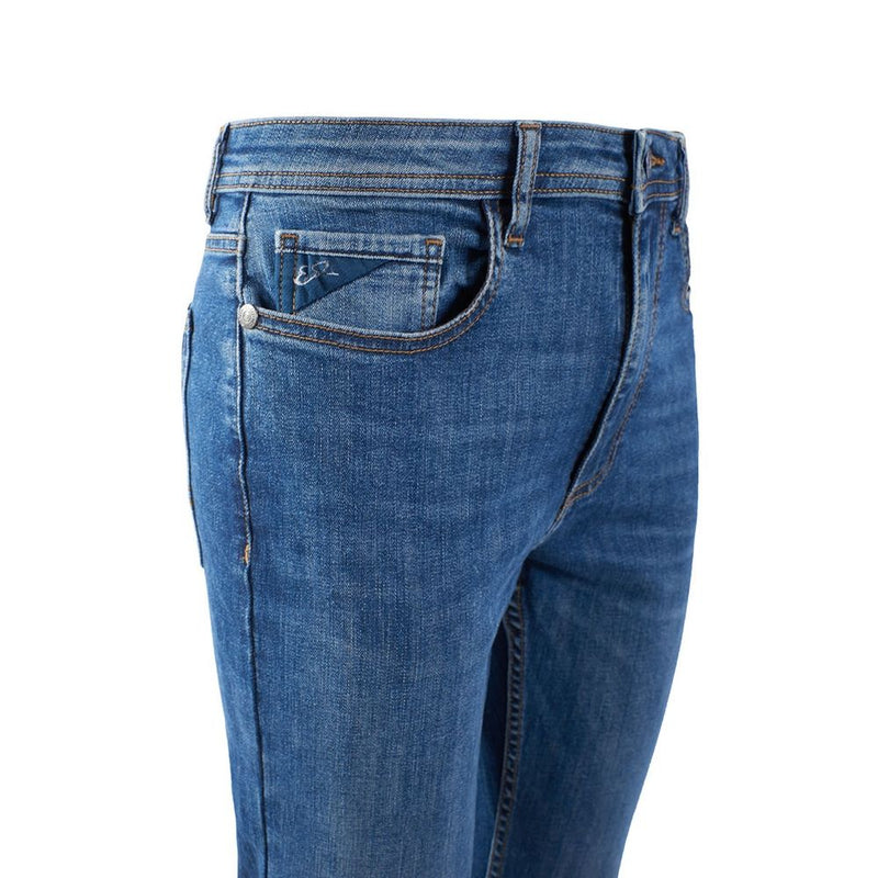 Blue Cotton Jeans & Pant