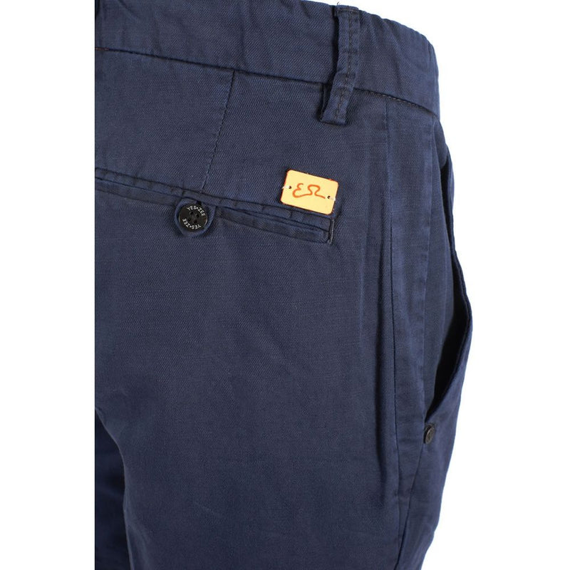 Blue Cotton Short